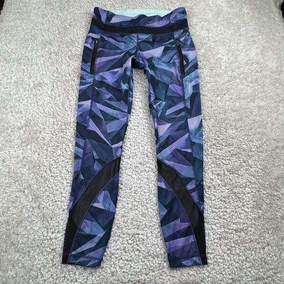 Lululemon Inspire Tight Mesh Pretty Prism Multi Purple Blue - Picture 2 of 13